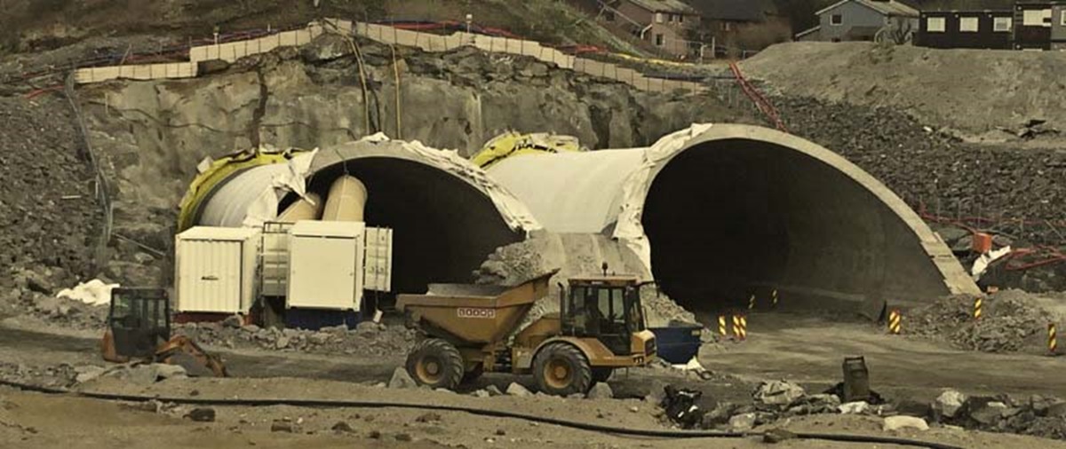 Tunel na nowym odcinku drogi Rv. 80 Bodø